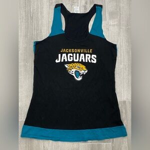 NFL Team Apparel Jacksonville Jaguars women's football sports tank top size L